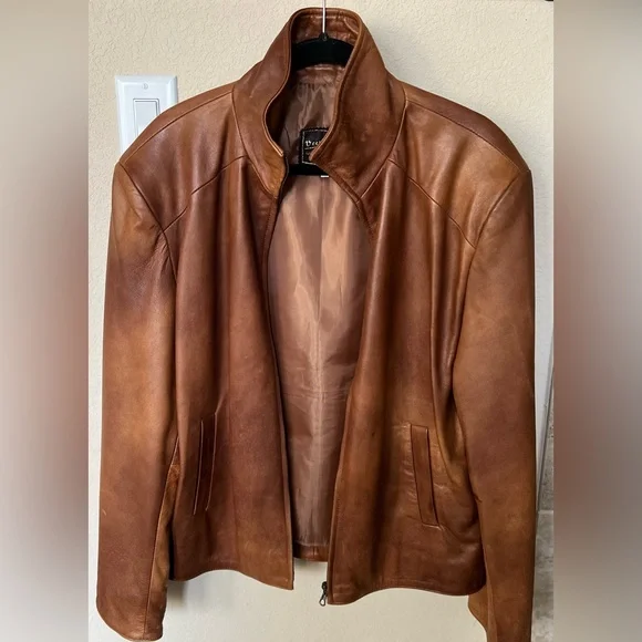 Vera Pelle Jackets Coats Italian Vera Pelle Leather Jacket